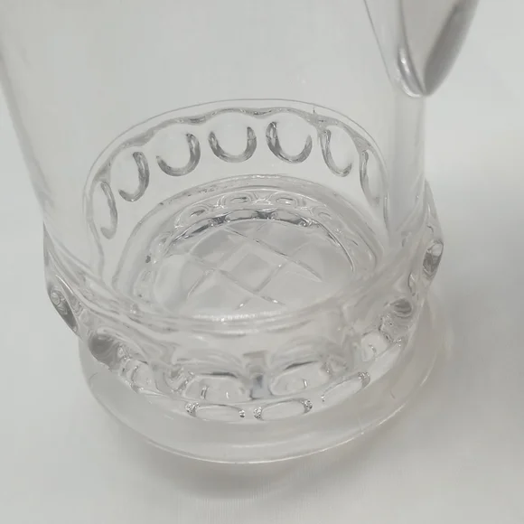 Antique EAPG Etched Skinny Pitcher - Picture 11 of 16